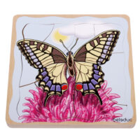 Lagenpuzzle Schmetterling Holzpuzzle für Kinder