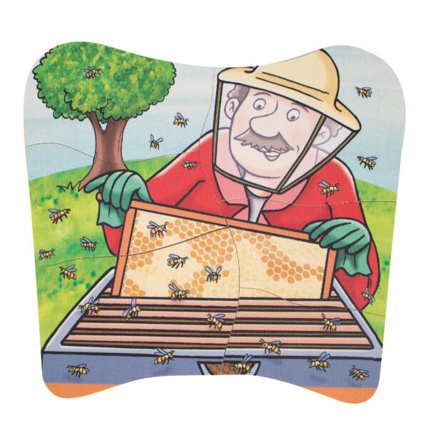 Lagenpuzzle BIENE Holzpuzzle für Kinder
