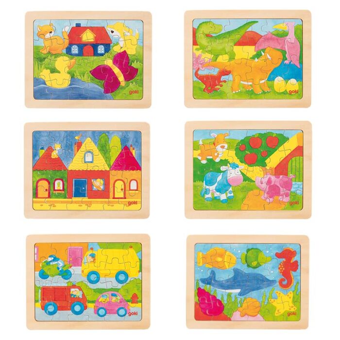 MIni Rahmenpuzzles 6er Set