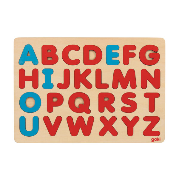 Alphabetpuzzle nach Montessoriaus Holz Lernspiel für Kinder