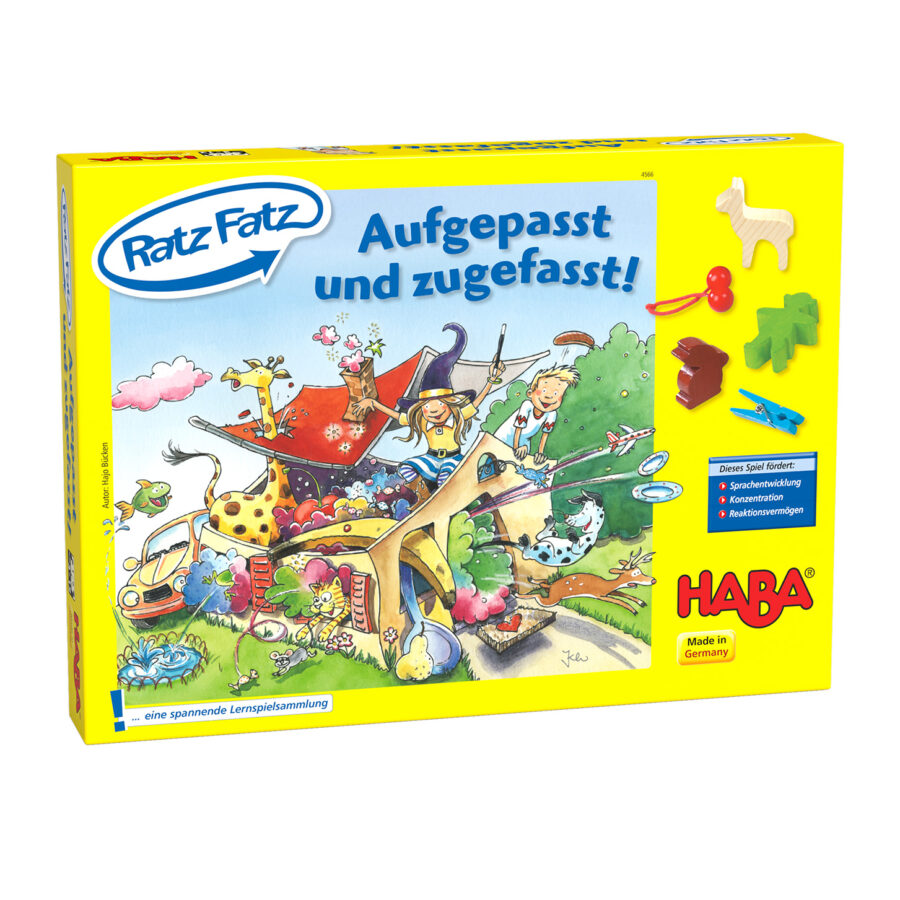 Ratz Fatz Aufgepasst & Zugefasst Höller Spiel