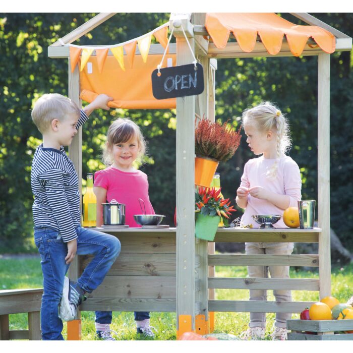 Kinder spielen mit Kiosk Outdoor Möbel für Kinder