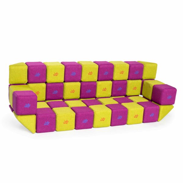 Couch aus Jolly Heap Magnetbausteinen