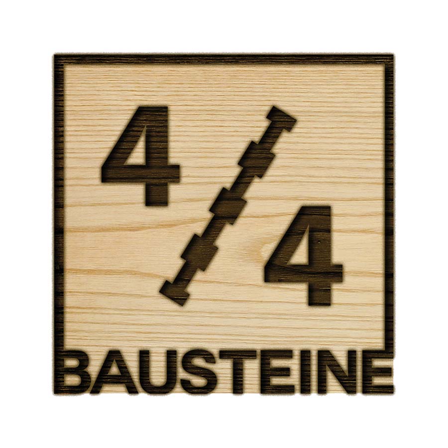 Logo der Marke 4/4 Bausteine