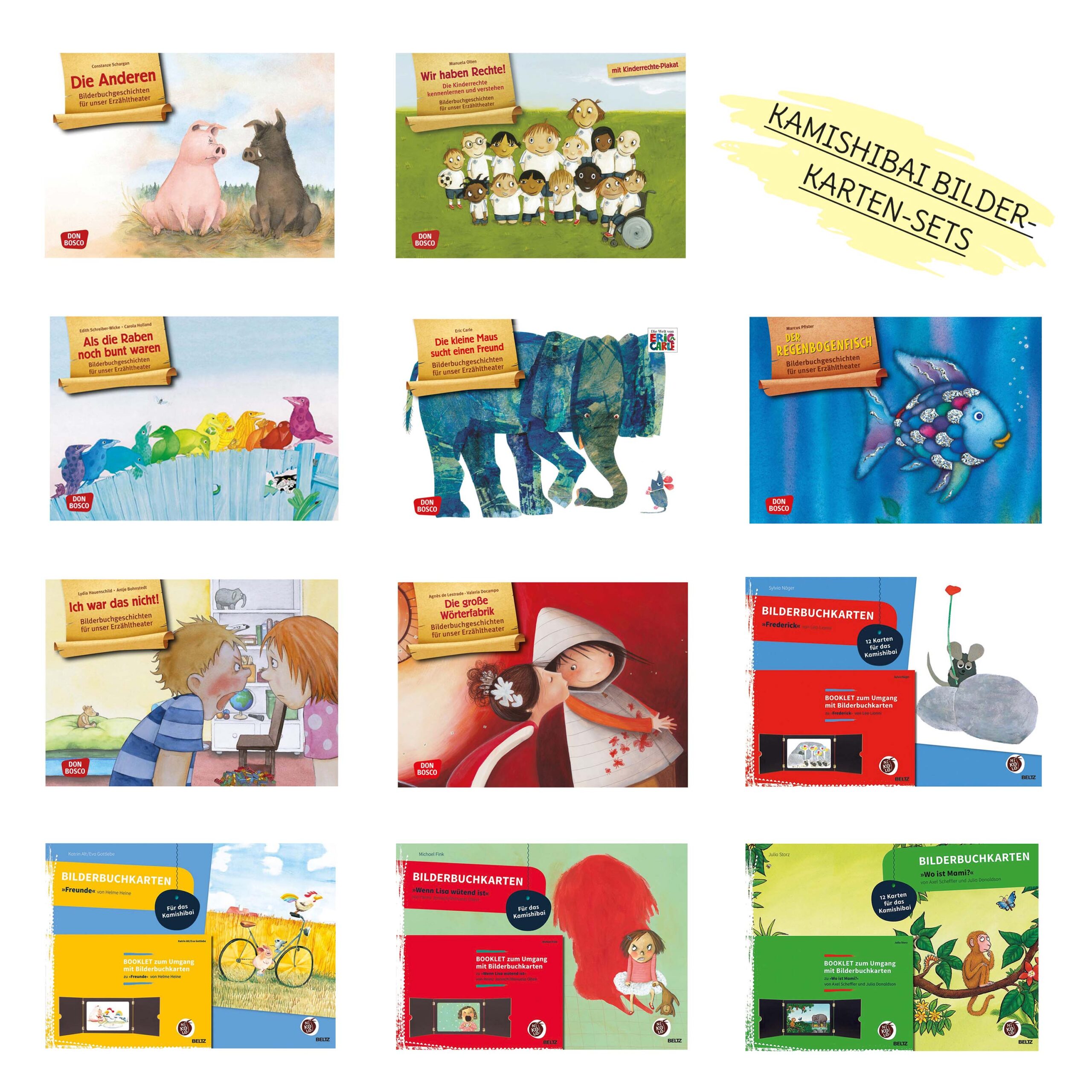 Kamishibai Bilderkarten-Sets