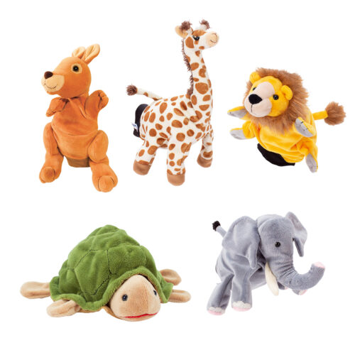 Handpuppen Set Tiere der Welt